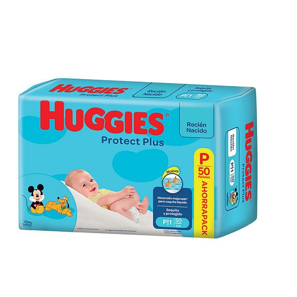 Huggies protect plus P x 50 unidades